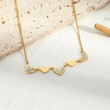 316L Stainless Steel Niche Heart Bracelet Ladies High Jewelry Accessories