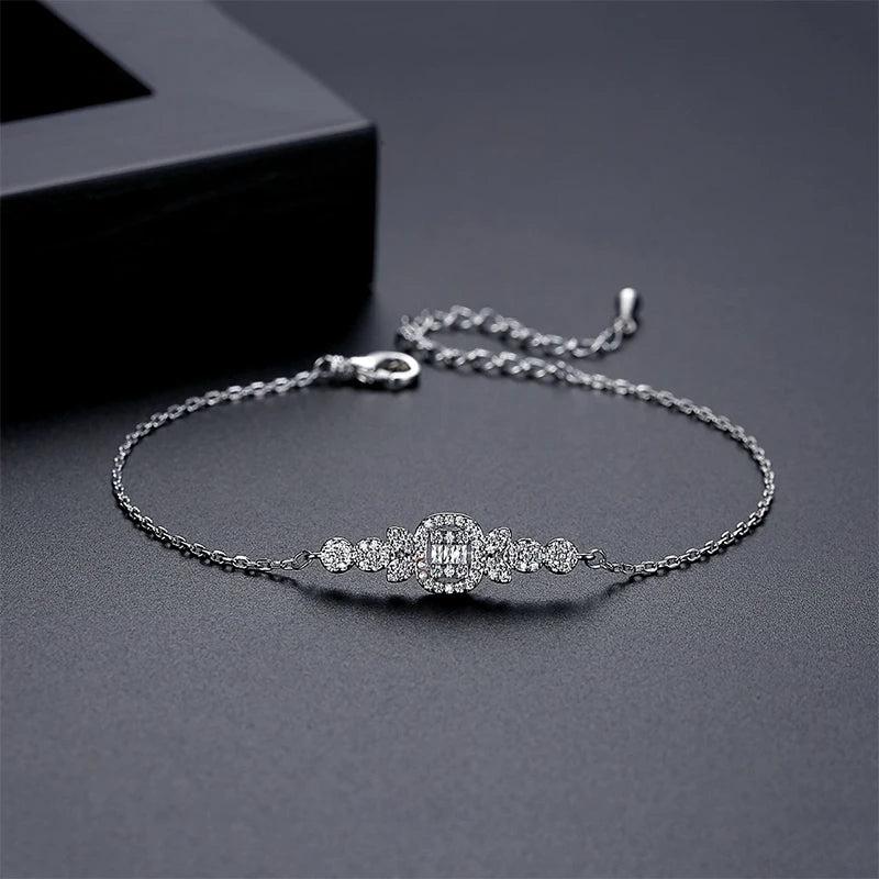 CZ Geometric Adjustable Bracelets for Women