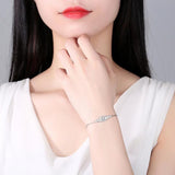 CZ Geometric Adjustable Bracelets for Women