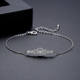 CZ Geometric Adjustable Bracelets for Women