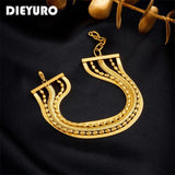 316L Stainless Steel Multilayer Chains Bracelet For Women Non-fading Jewelry