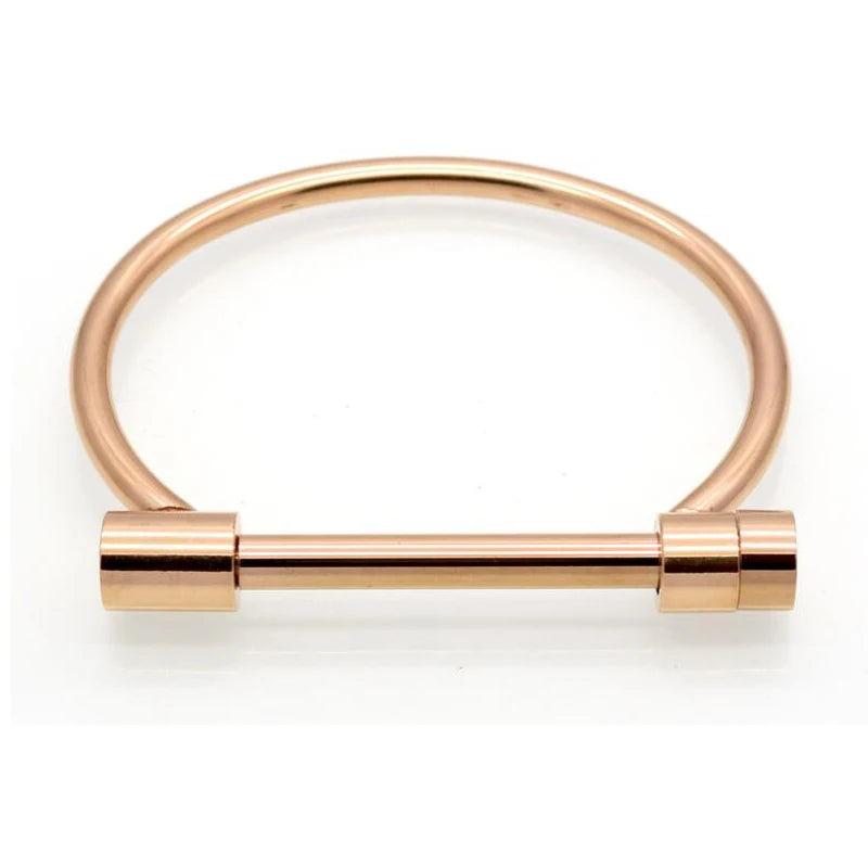 Famous Screw Cuff Bracelet For Women Stainless Steel