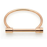 Famous Screw Cuff Bracelet For Women Stainless Steel