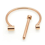 Famous Screw Cuff Bracelet For Women Stainless Steel