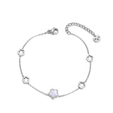 Stainless Steel Shell Charm Bracelet for Women JB19056