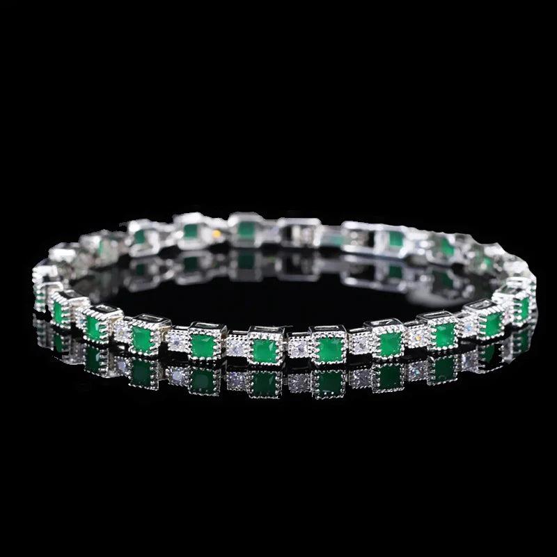 CZ Princess Cut Bracelet for Women