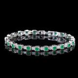 CZ Princess Cut Bracelet for Women