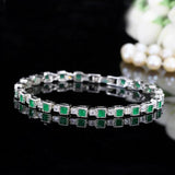 CZ Princess Cut Bracelet for Women
