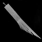 Long Tassel Rhinestone Bracelet Wedding Jewelry