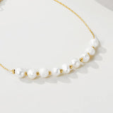 YACHAN Baroque Pearl Bracelet High Stainless Steel Charms Jewelry