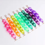 Colorful Acrylic Chain Bracelet for Women
