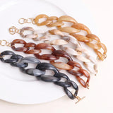 Colorful Acrylic Chain Bracelet for Women