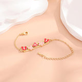 Adjustable Butterfly Bracelet - Flash Jewelry for Women Girls