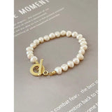 Peri'sbox Baroque Pearls Chain Bracelets Romantic Jewelry