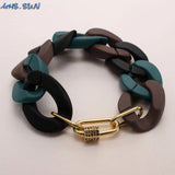 Zircon Buckle Bracelet Vintage Jewelry For Party