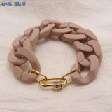 Zircon Buckle Bracelet Vintage Jewelry For Party