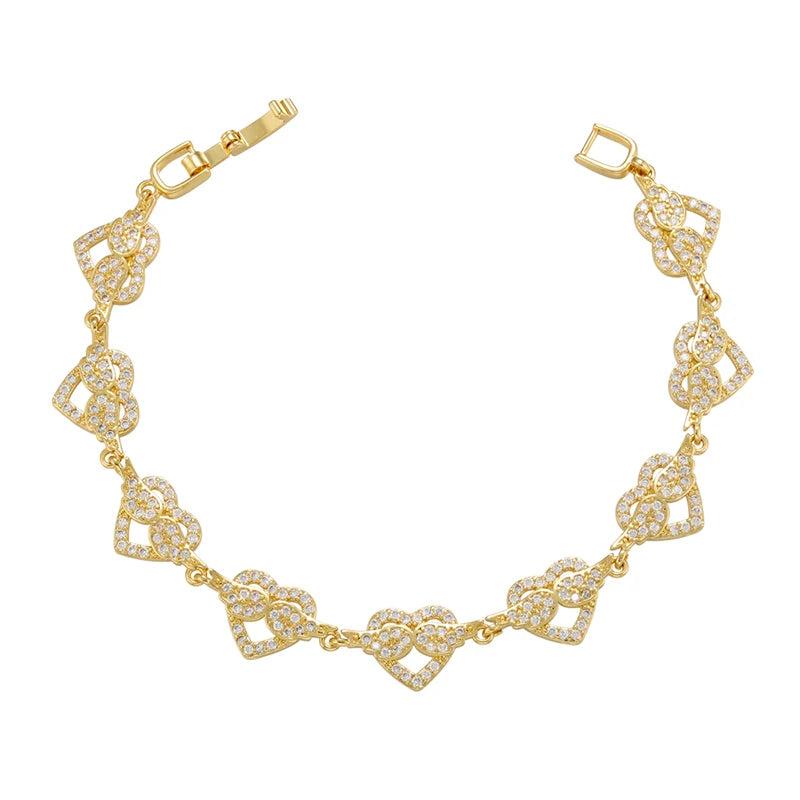 Butterfly Heart Bracelet for Women Jewelry