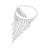 Stonefans Tassel Arm Chains for Women Rhinestone Boho Bracelet