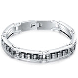 Men Link Chain Bracelet Stainless Steel Men Jewelry Gift