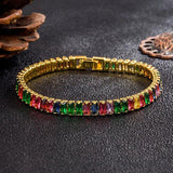 Colorful Zircon Bracelet for Women Party Jewelry