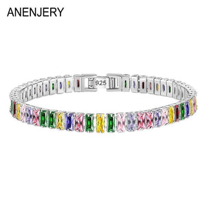 Colorful Zircon Bracelet for Women Party Jewelry