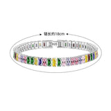 Colorful Zircon Bracelet for Women Party Jewelry