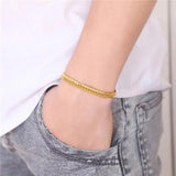 6MM Snake Chain Bracelet Unisex Chunky Cuban Link Bangle Hip-Hop Jewelry