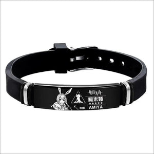 Arknights Skadi Heart Bracelet Titanium Silicone Bangle Anime Jewellery
