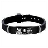 Arknights Skadi Heart Bracelet Titanium Silicone Bangle Anime Jewellery