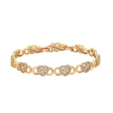 XP Jewelry Infinite Love Zircon Bracelet Plated 8.5mm Men Women