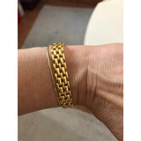 9MM Metal Thick Chain Link Bracelet for Women Girls Wrist Gift Jewelry