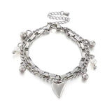316L Stainless Steel Love Heart Bracelets For Women Party Gift
