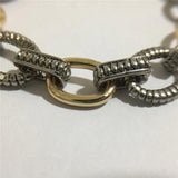 Vintage Bohemia Rhodium and Mixted T bar Bracelet