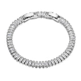 6mm CZ Crystal Charm Bracelet Stainless Steel Bohemia Beach JB22011