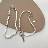 French Retro Metal Square Beads Bracelet for Women