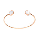 Women's Enamel Stainless Steel Open Bracelet Wedding Bangle