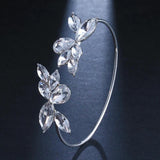 Flower Shape Bracelet Women Wedding Party Charming Jewelry Gift