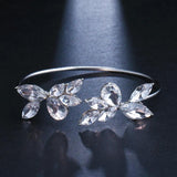 Flower Shape Bracelet Women Wedding Party Charming Jewelry Gift