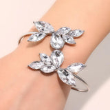 Flower Shape Bracelet Women Wedding Party Charming Jewelry Gift