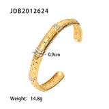 Uworld Star Bracelet 18k Plated CZ Embossed Jewel