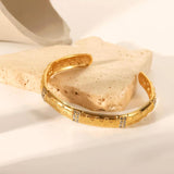 Uworld Star Bracelet 18k Plated CZ Embossed Jewel
