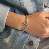 Men's Cuban Chain Bracelet Stainless Steel Never Fade Love Jewelry