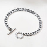 Men's Cuban Chain Bracelet Stainless Steel Never Fade Love Jewelry