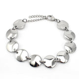 COUYA Stainless Steel Link Bracelet for Women