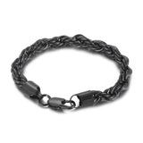 Silver Stainless Steel Round Chain Bracelet Jewelry Gift