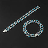 Rhinestone Bracelet Cuban Link Jewelry