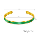 Leather Cuff Bangle Bracelet for Her