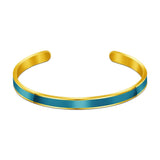 Leather Cuff Bangle Bracelet for Her