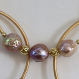 Natural Freshwater Pearls Three Pearl Beads Pendants Bracelets