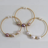 Natural Freshwater Pearls Three Pearl Beads Pendants Bracelets